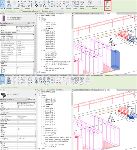 revit pick new host|Cannot add or remove host to multi.